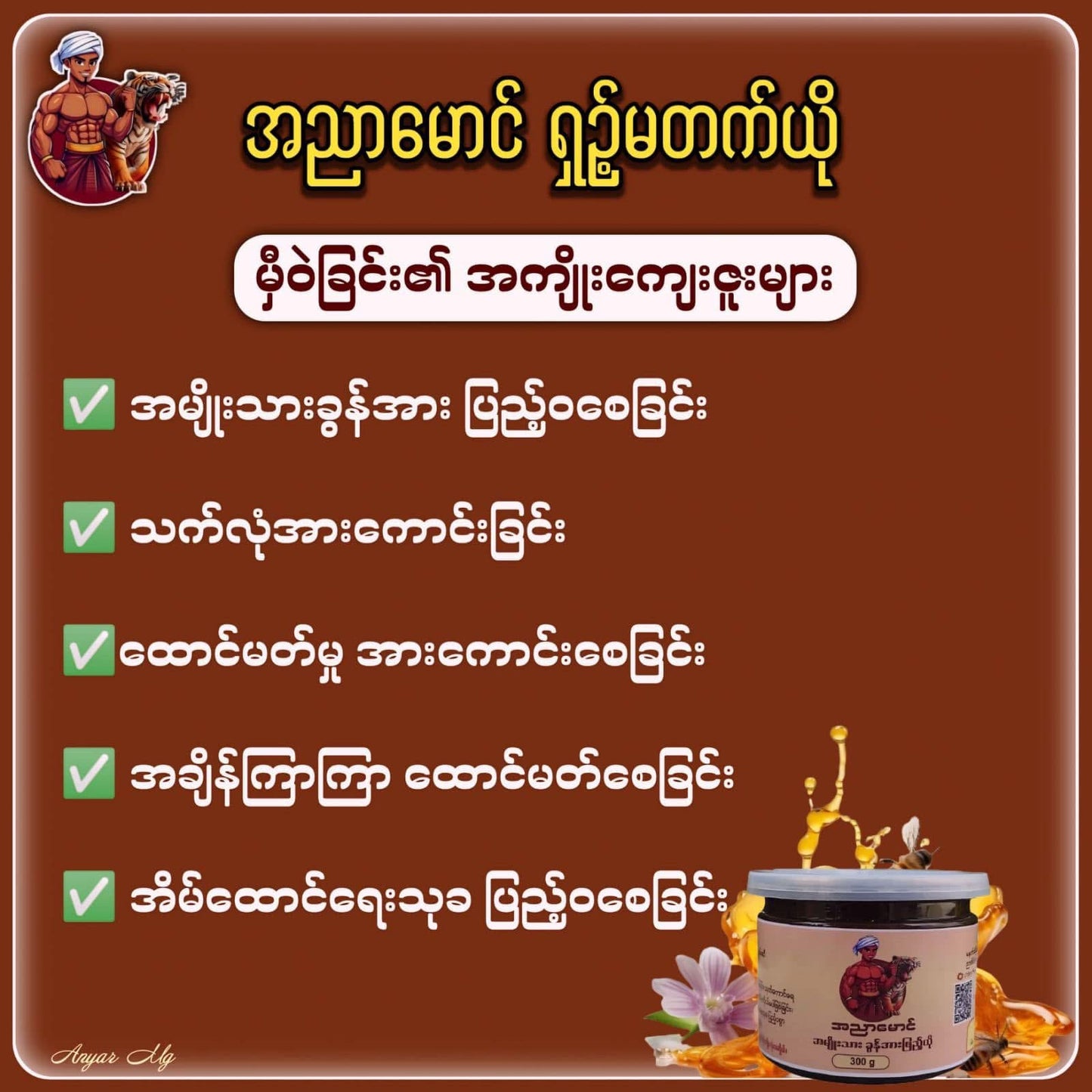 ANM အညာမောင် အမျိုးသား ခွန်အားဖြည့်ယို