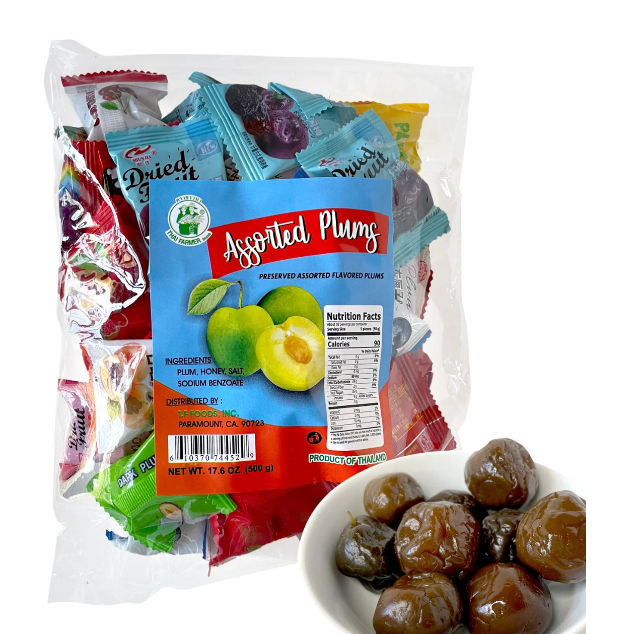 Assorted Plums ယိုးဒယား ဇီးသီးပေါင်း (500g)