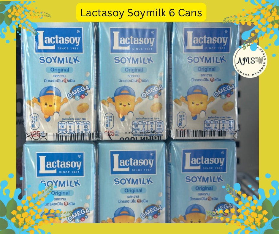 Lactasoy Soymilk 6 Cans