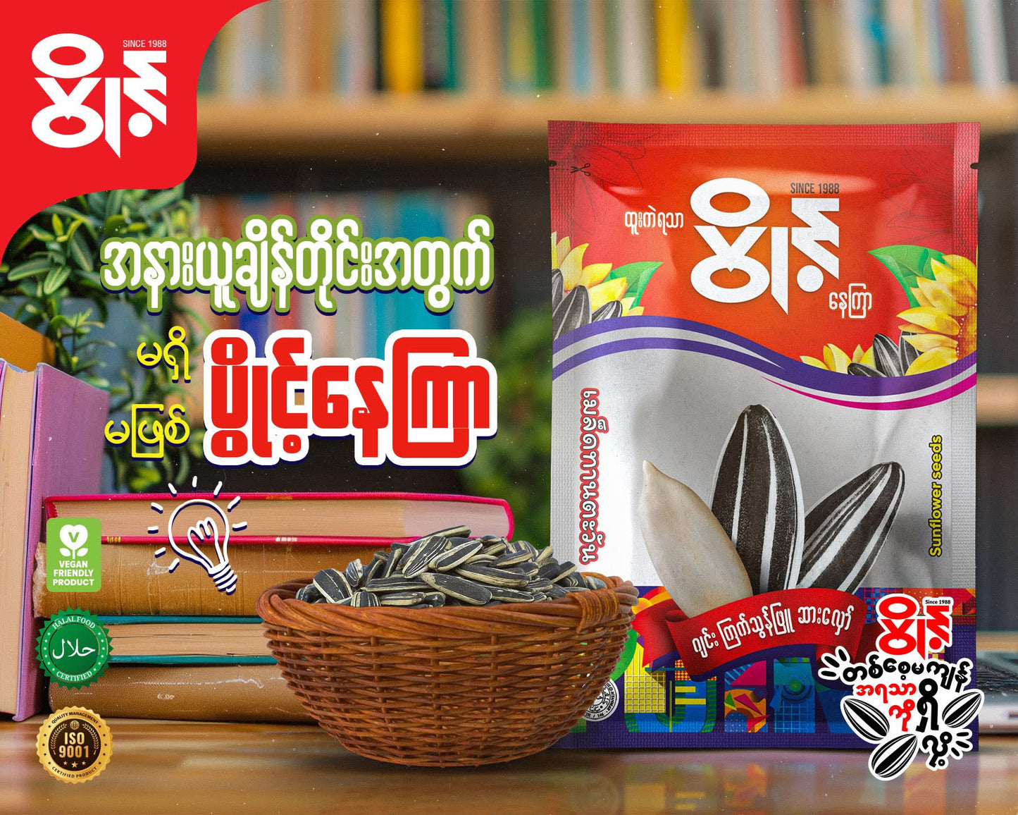 Point ပွိုင့်နေကြာစေ့(ဂျင်း/ကြက်သွန်ဖြူ)