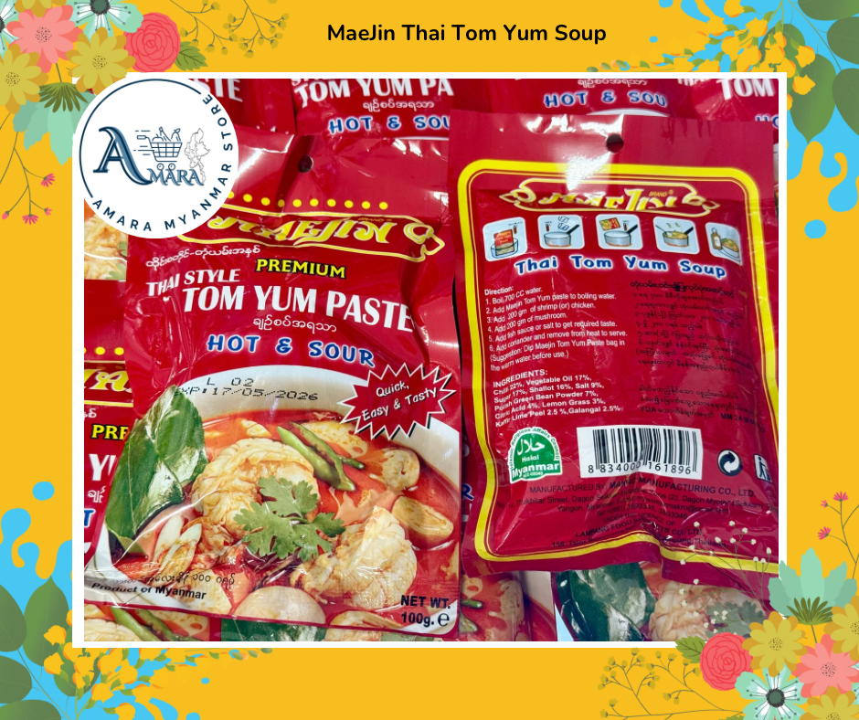 MaeJin Thai Tom Yum Sauce 100g