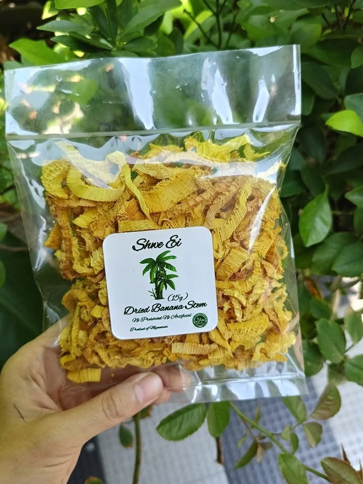 SE ရွှေအိ ငှက်ပျောအူခြောက်