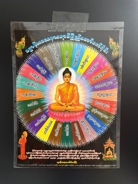 BD ဘုရားပုံတော် 12”x16”