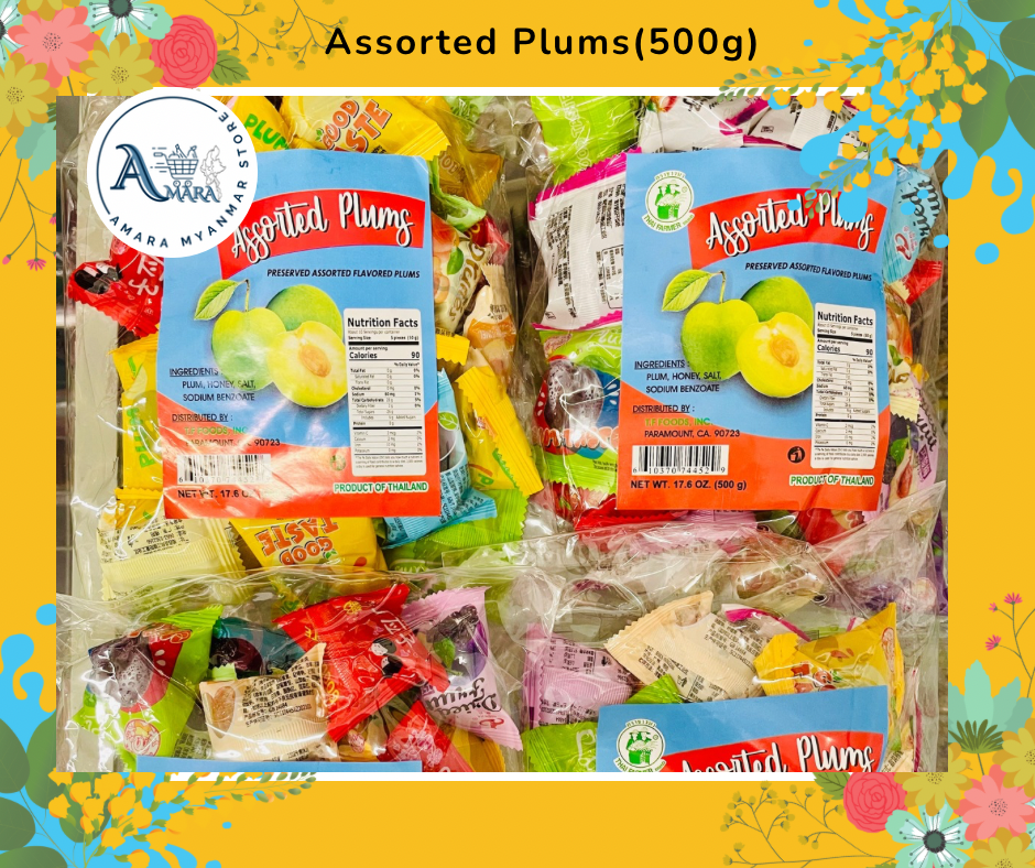 Assorted Plums ယိုးဒယား ဇီးသီးပေါင်း (500g)