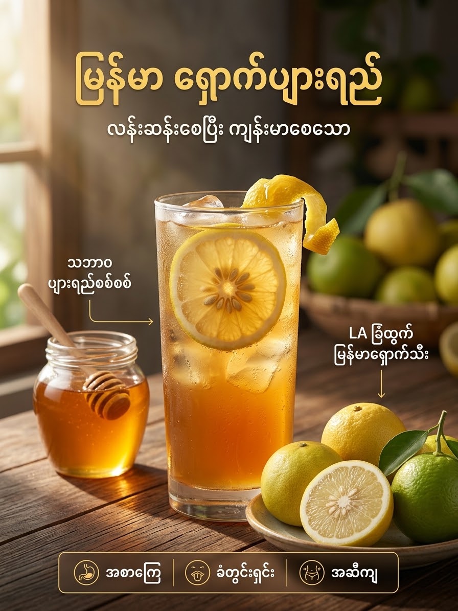 Amara မြန်မာ ရှောက်သီး (Citrus)