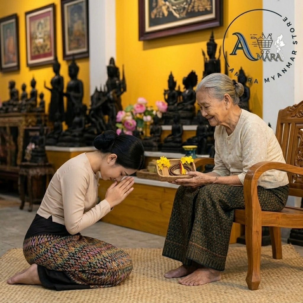 BD ကရမက်ပုတီး + ကရက်မက် (၅) ကျပ်သား Set