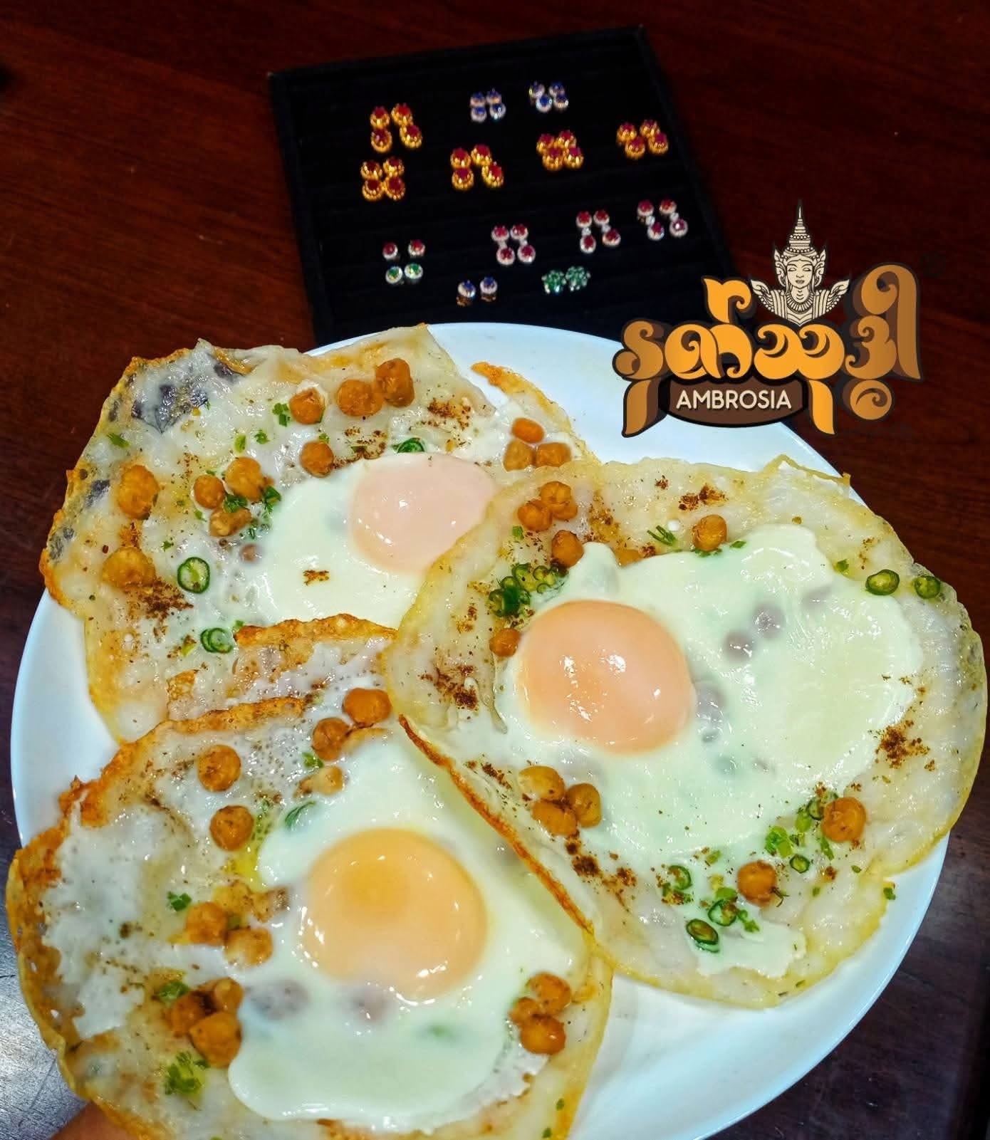 NTD လူချောကြီးမုန့် Burmese Rice Pancake