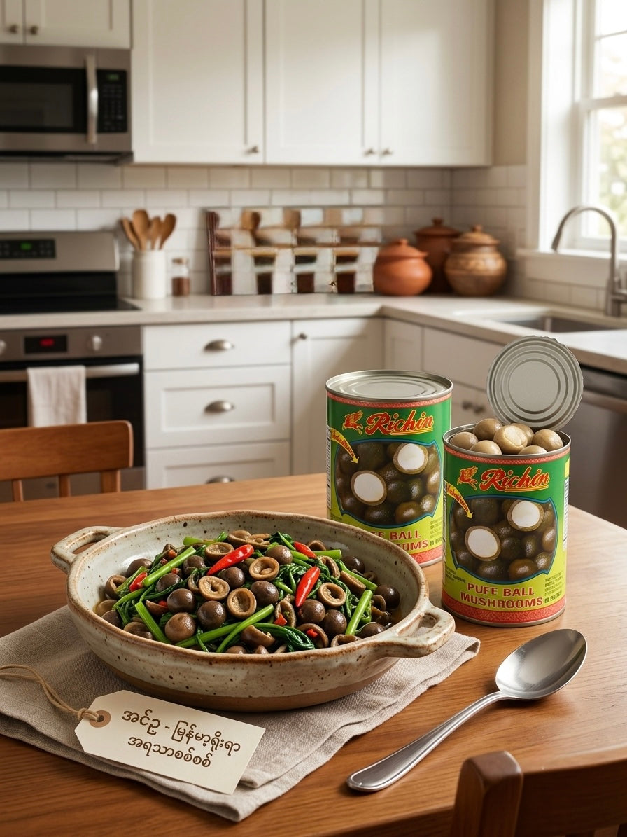 Puff Ball Mushrooms အင်ဥ (565g)