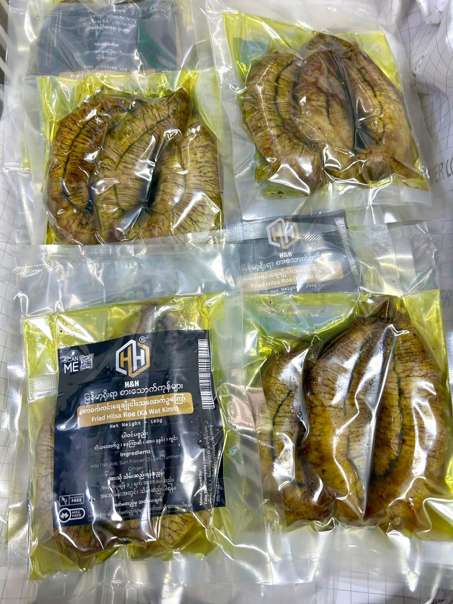 HH ရေချို ငါးသလောက်ဥကြော် (ကဝက်ကင်း)