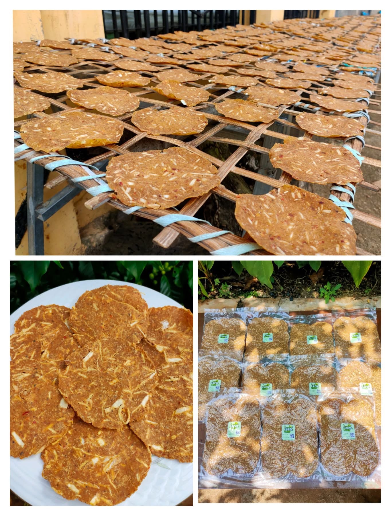 Taung Paw Localfood ဂျူးပဲပုတ်ချပ် 250g