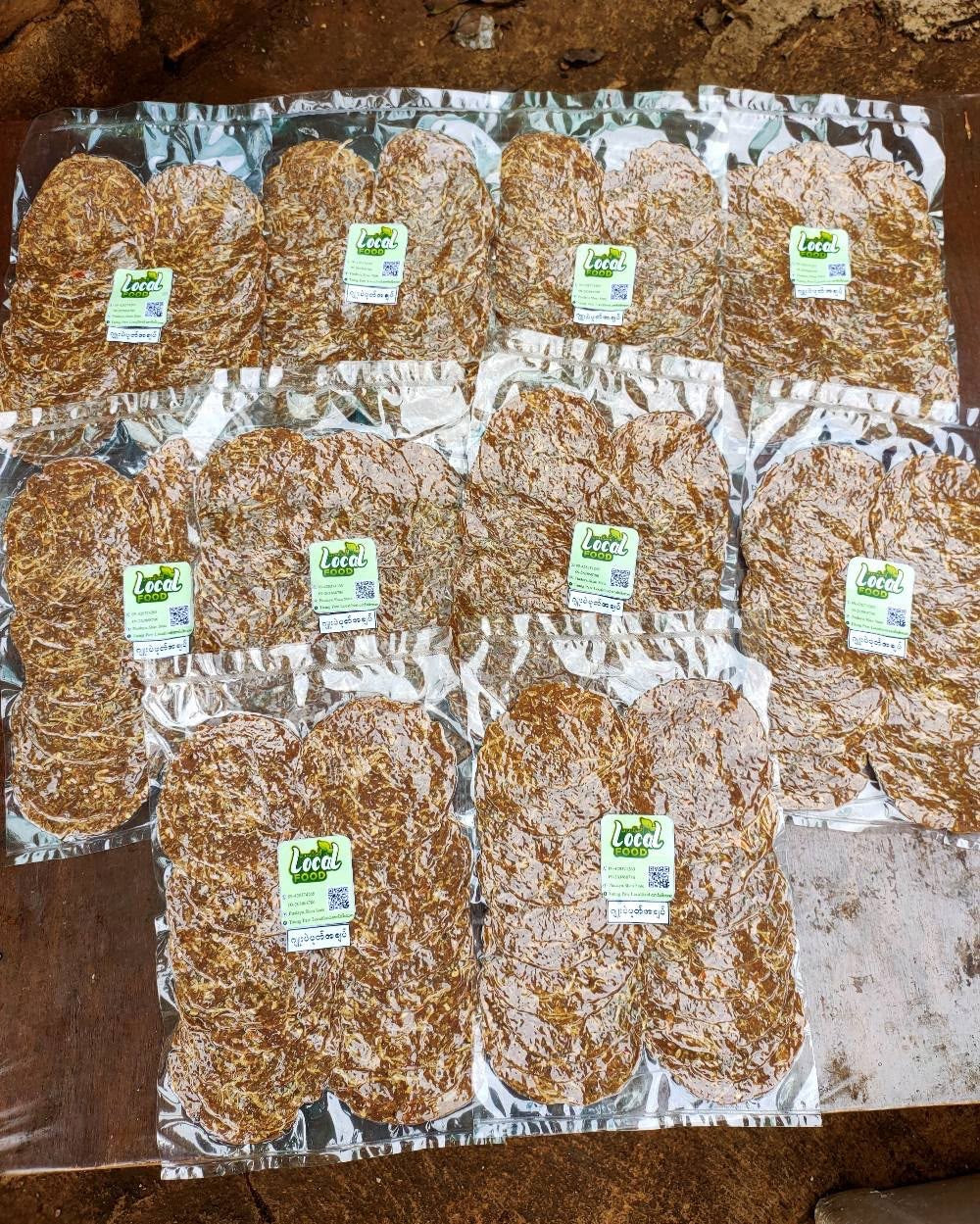 Taung Paw Localfood ဂျူးပဲပုတ်ချပ် 250g
