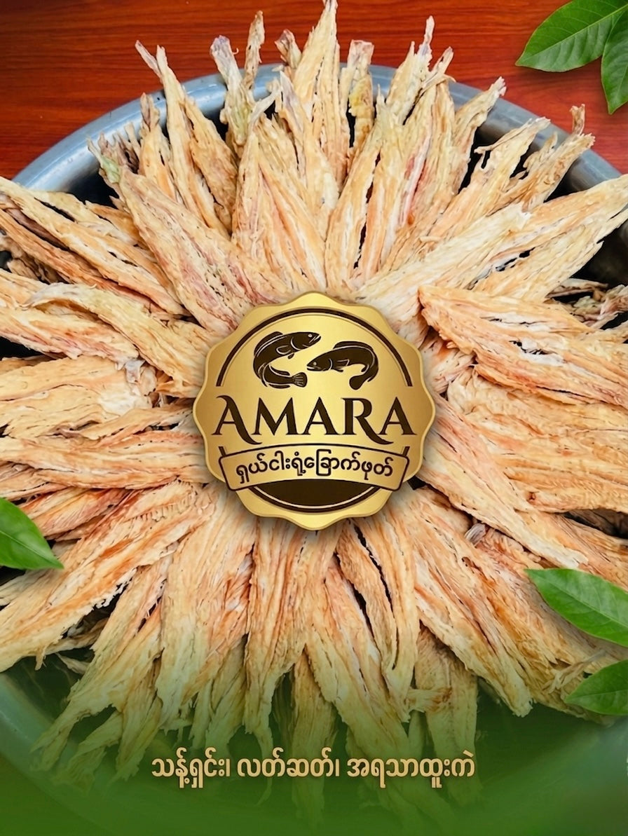 Amara ငါးရံ့ခြောက်ဖုတ် ရှယ် 160g (၁၀သား)