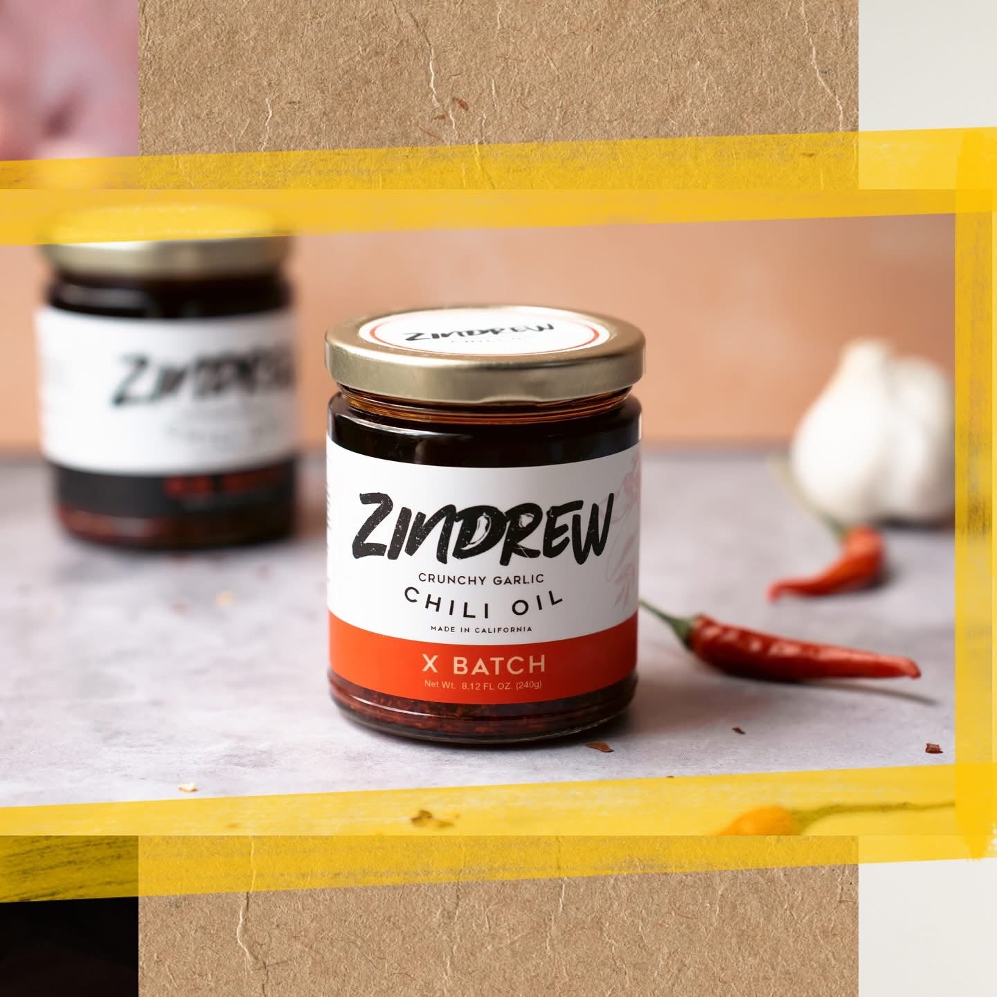 Zindrew Crunchy Garlic Chill Oil - X Batch