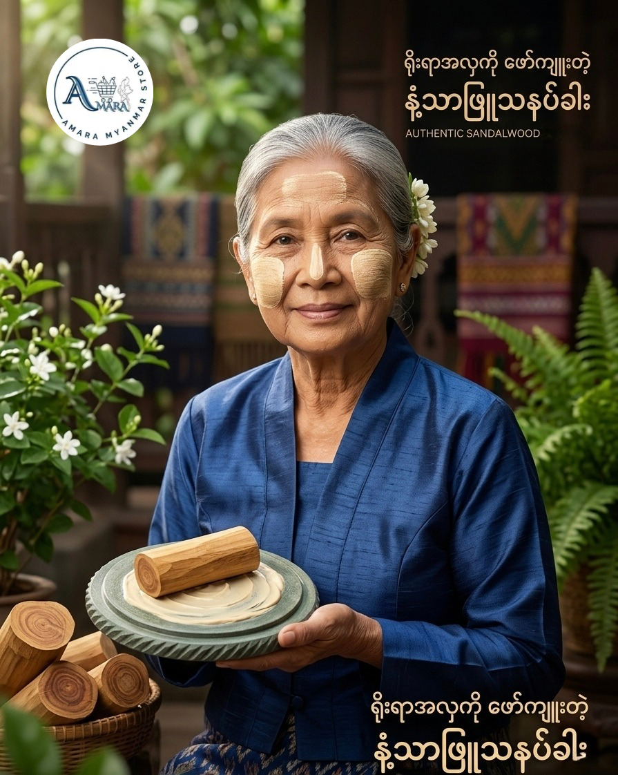 နံ့သာဖြူ သနပ်ခါးတုံး