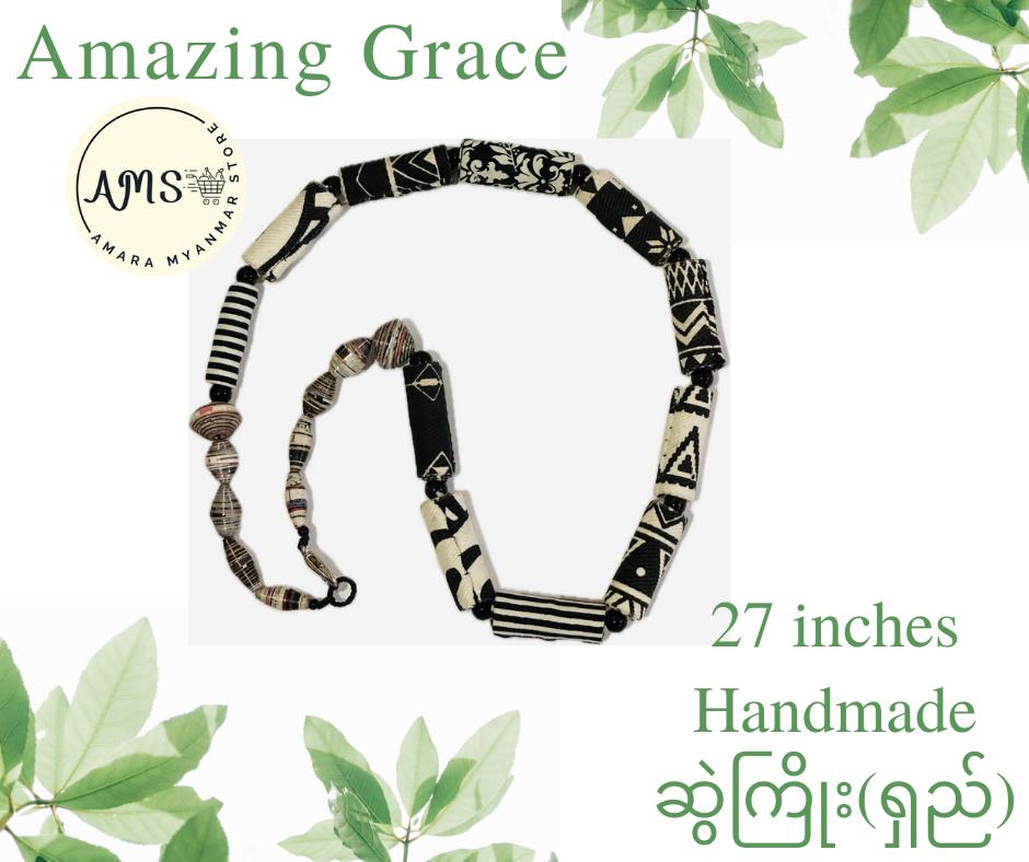 Amazing Grace(27inches-ဖြူနက်)