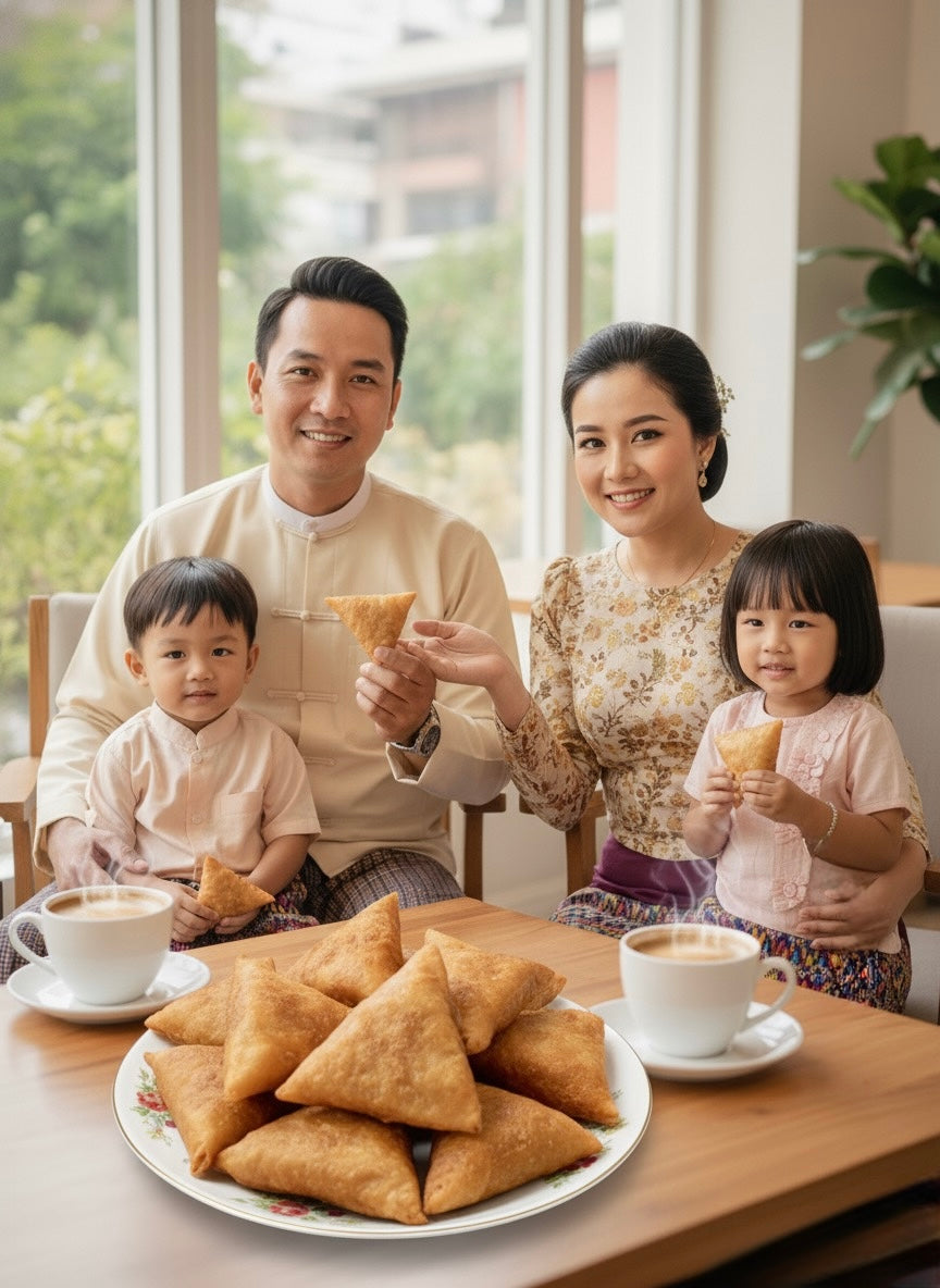 LA ဆမူဆာ ၁၀ခု ပါ ၅ထုတ်