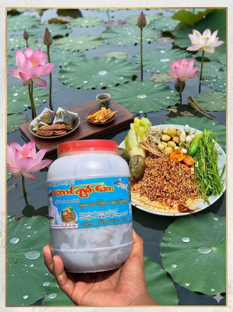 ACA အောင်ချမ်းအေး ရေချိုငါးဇင်ရိုင်းငါးပိ ~1.5Kg (၉၀ ကျပ်သား)