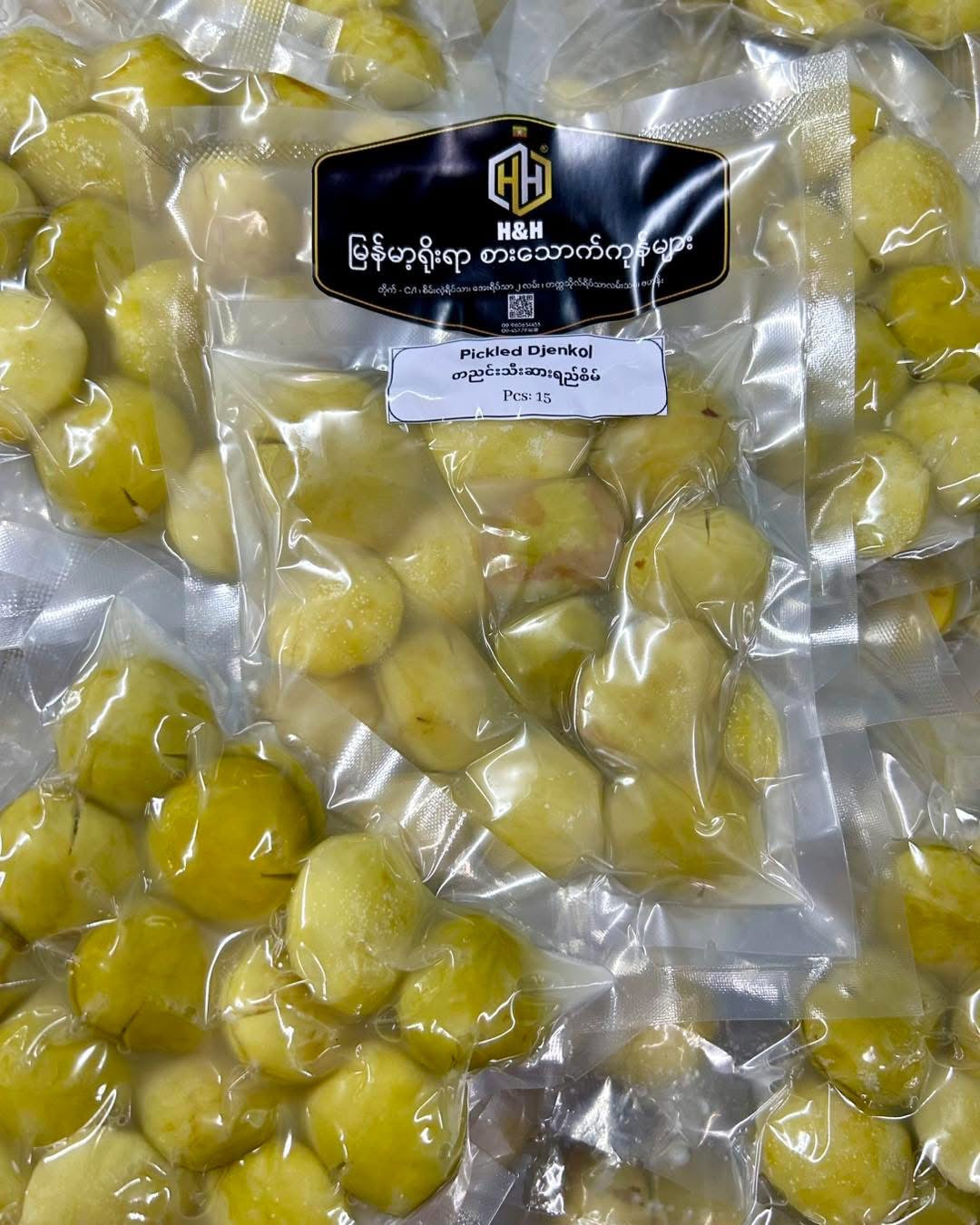 HH ဒညင်းသီးဆားရည်စိမ် 15 Pcs