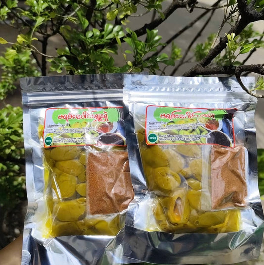 ZLPP ဇလပ်ဖြူဖြူ မရမ်းသီးပေါင်းရှူးရှဲ 300g
