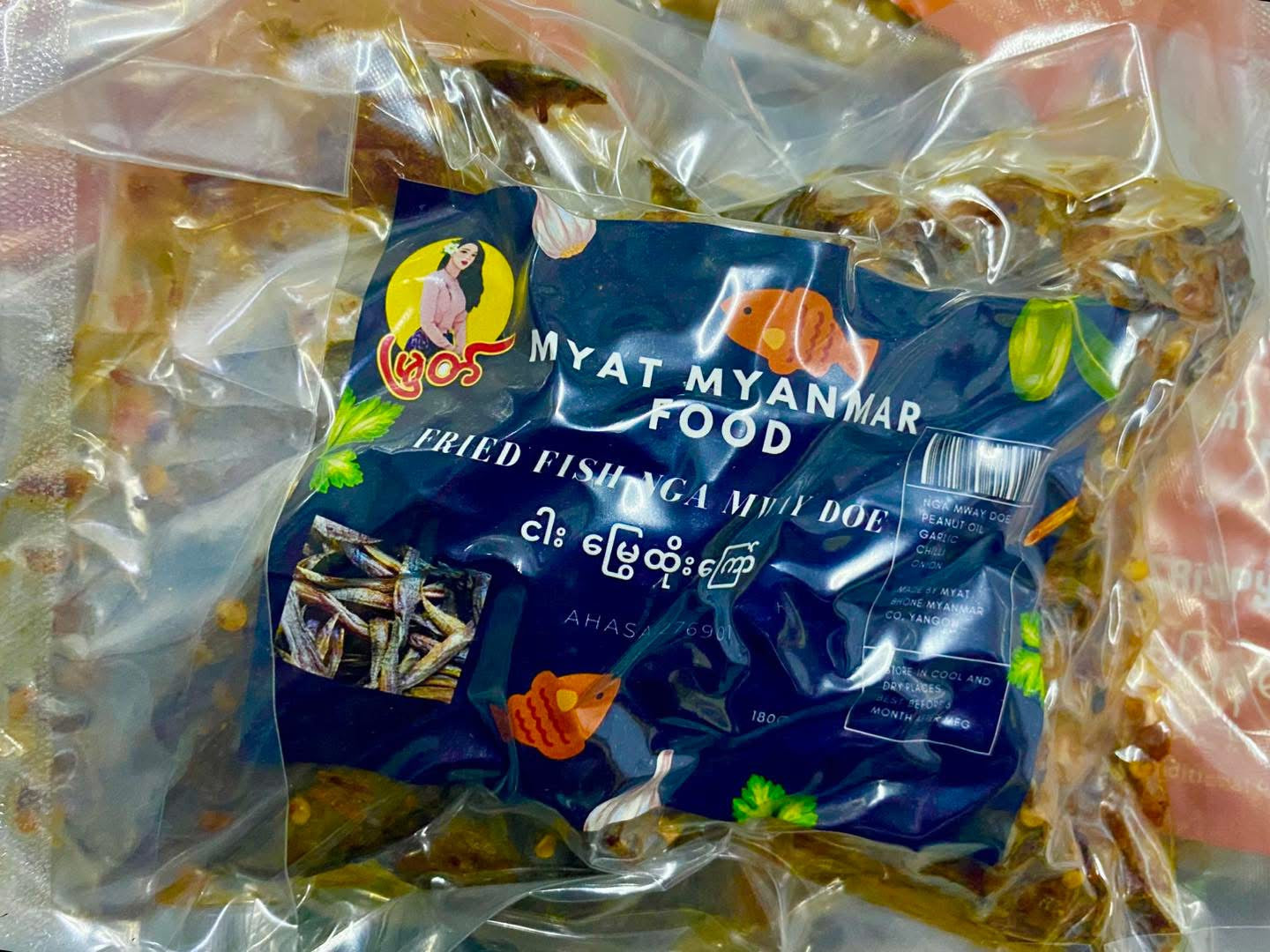 Myat ငါးမြွေထိုးကြော် 180g