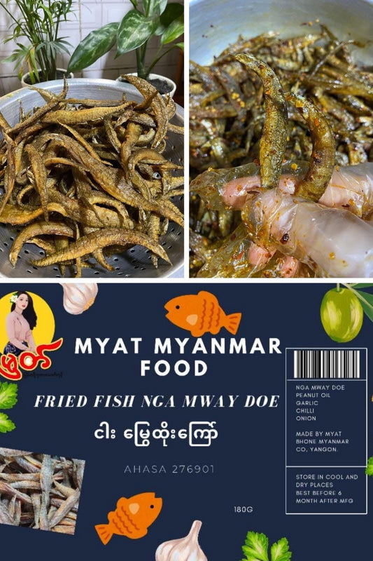 Myat ငါးမြွေထိုးကြော် 180g