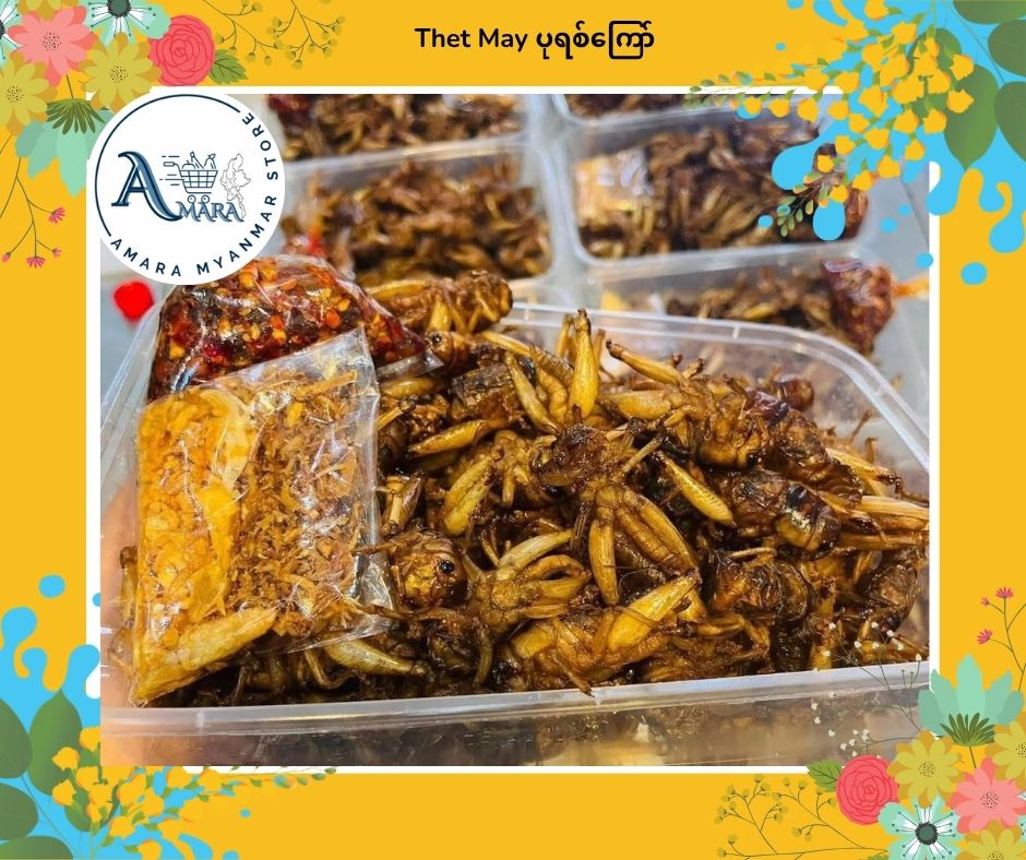 TM သက်မေ ပုရစ်ကြော် မိုးပုရစ် 100Pcs