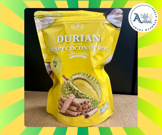 Durian Flavor Crispy Coconut Roll