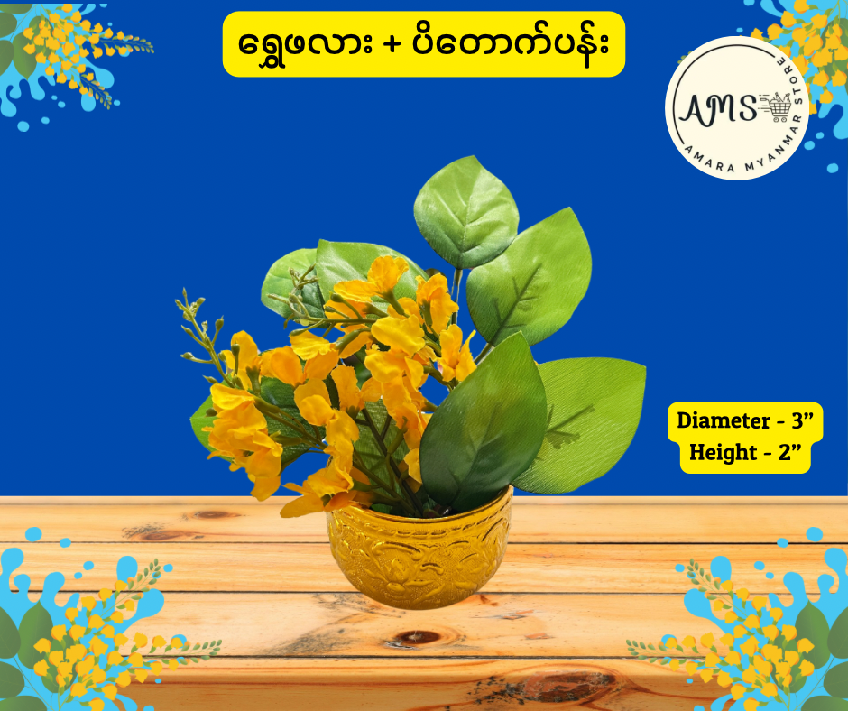 Thingyan သင်္ကြန် ပိတောက်ပန်းအိုး
